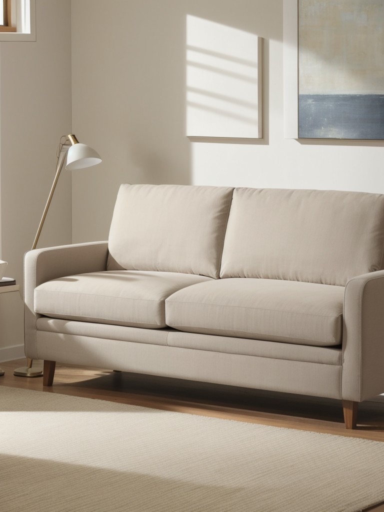 Sofa styles with space-efficient armrests and backrests for a streamlined look in compact living spaces.