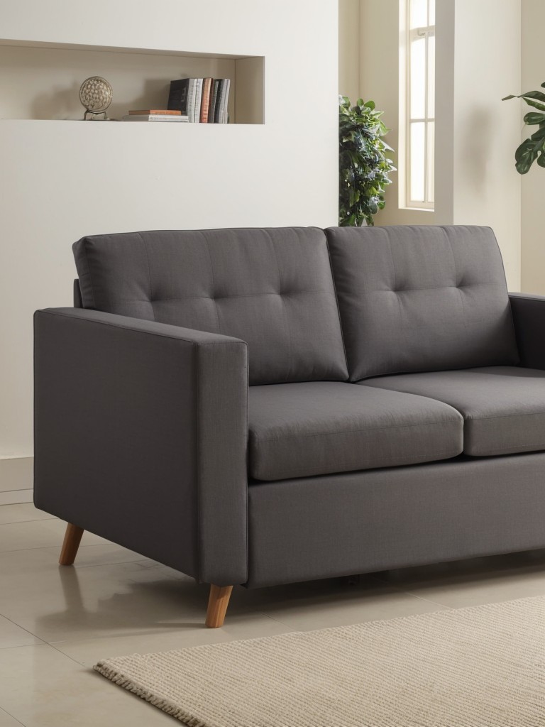 Versatile sofas with built-in storage compartments for clutter-free living in small spaces.