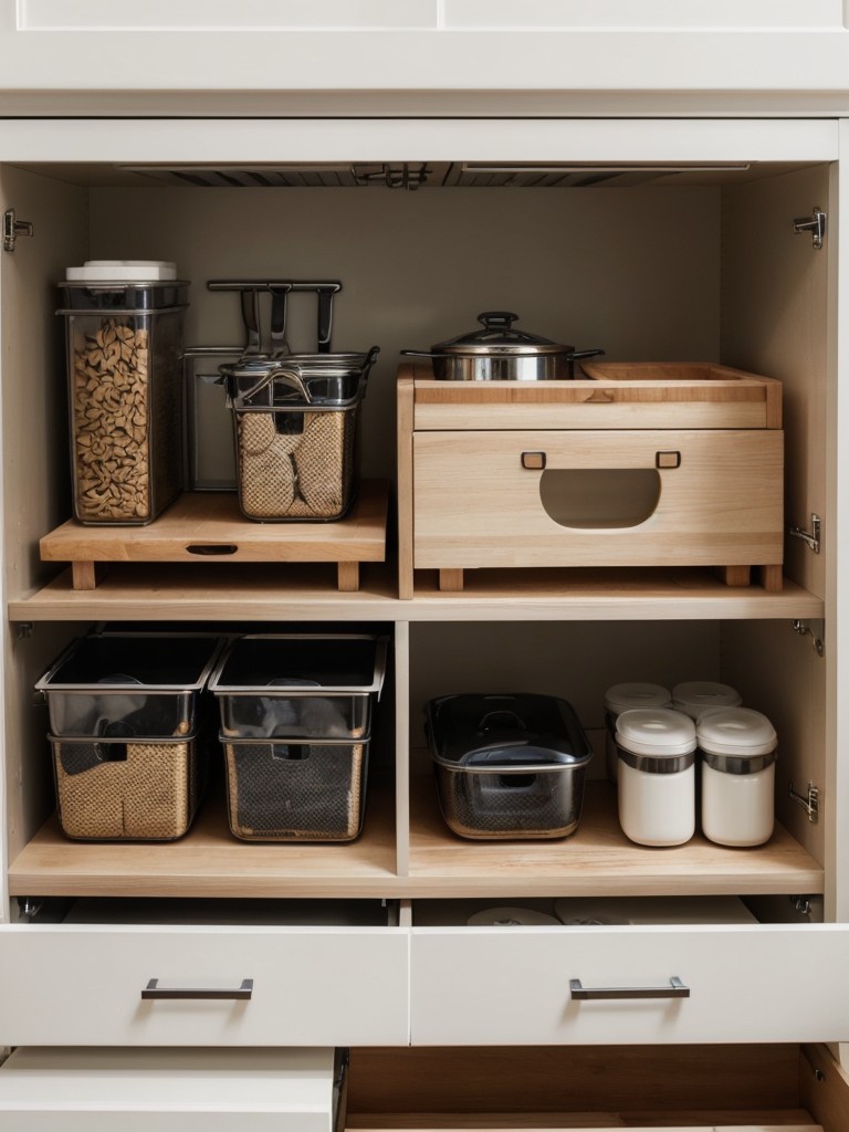 Incorporating creative storage solutions for items like shoes, accessories, and kitchen utensils.