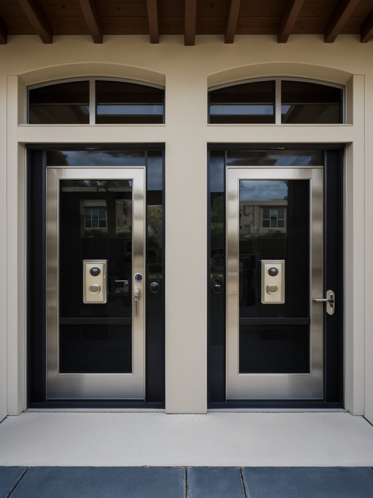 Highlighting the security features of your apartment complex, such as gated entrances, surveillance systems, or smart locks.