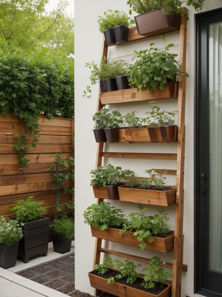 Utilize small space gardening techniques, such as vertical gardening or planting in raised beds, to maximize your greenery on a small apartment patio.