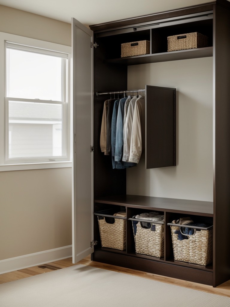 Integrating built-in storage solutions, such as under-bed drawers or hidden cabinets, to maximize storage capacity.