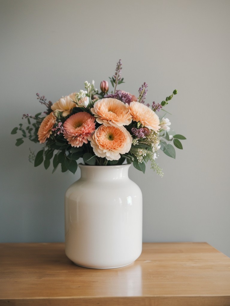 Incorporate fresh flowers or a stunning floral arrangement to bring a dose of natural beauty to the space.