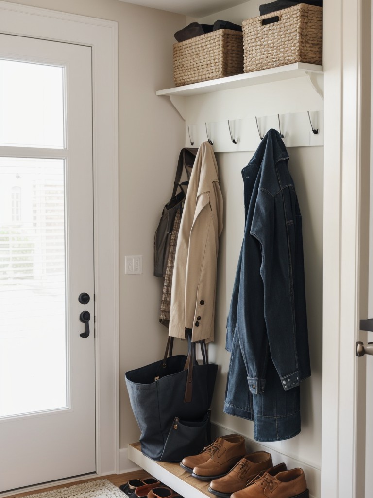 How to design a functional and stylish entryway, complete with storage solutions for shoes, keys, and bags.