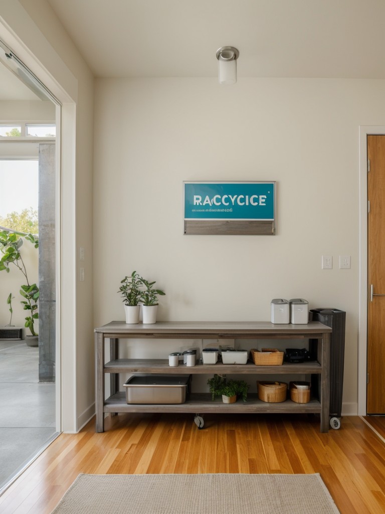 Incorporating eco-friendly and sustainable design elements into apartments, such as recycling stations, low VOC paints, and energy-efficient appliances.
