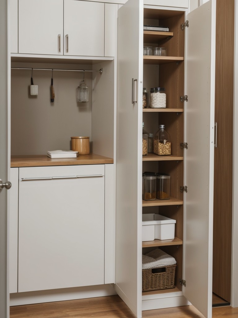 Tips for maximizing small spaces through smart storage solutions, such as hidden compartments and multifunctional furniture.