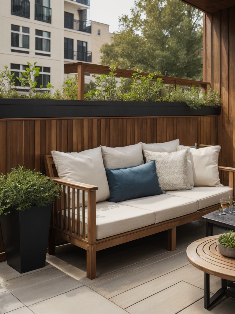 Unlocking the potential of balconies and terraces by transforming them into outdoor retreats with comfortable seating, planters, and cozy lighting.