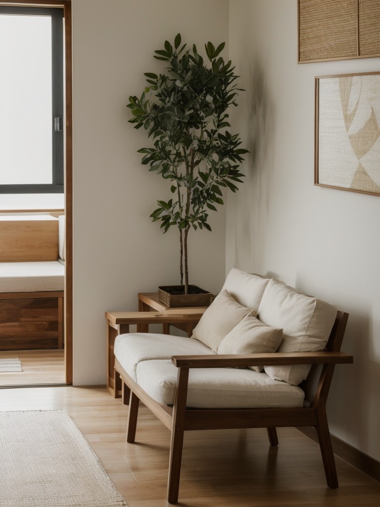 Asian-inspired apartment decor tips, embracing tranquility and simplicity through minimalist furniture, natural materials, and zen-inspired accents.