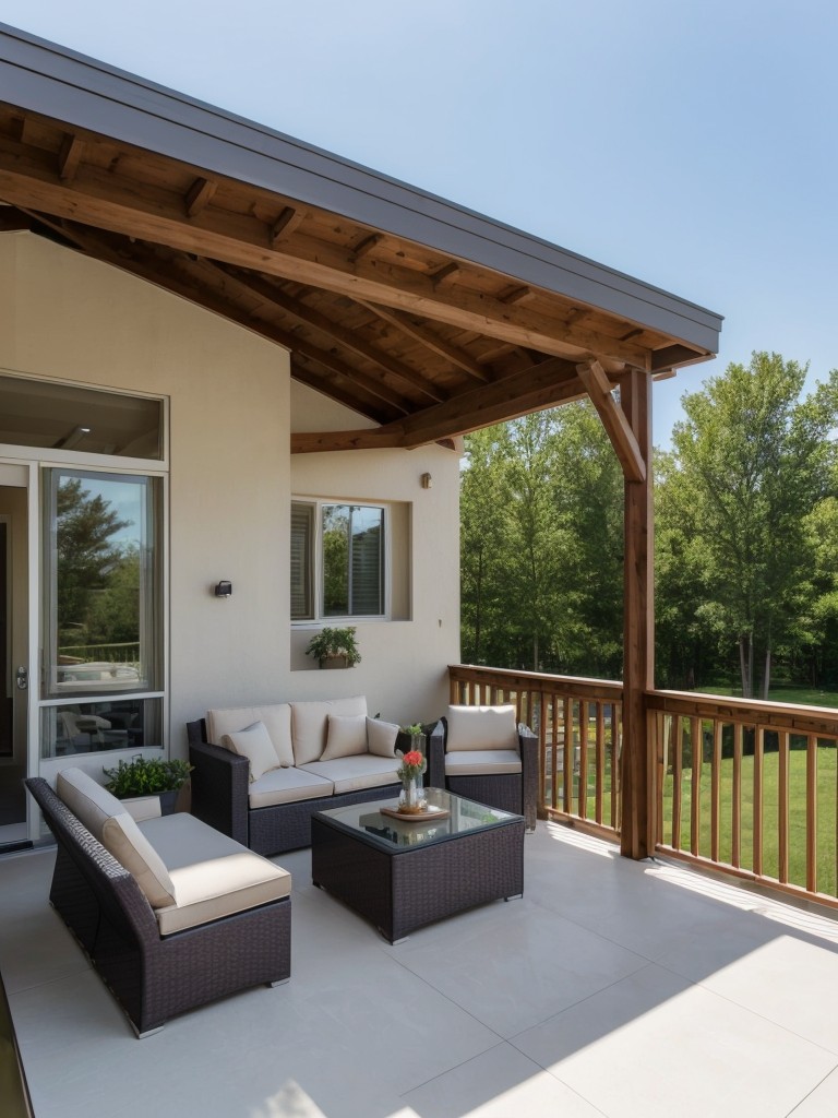 Consider adding a small balcony or patio area for outdoor relaxation and entertaining.