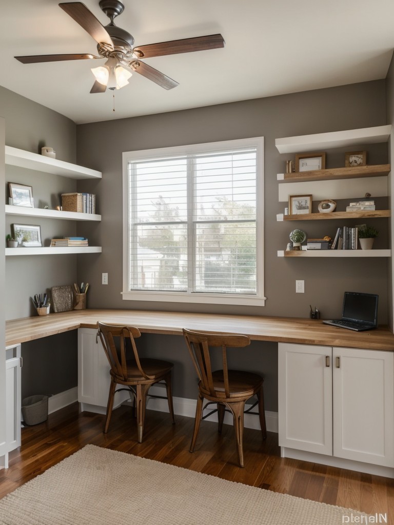 Consider installing a built-in desk or workspace if you work from home or need a designated area for studying or hobbies.