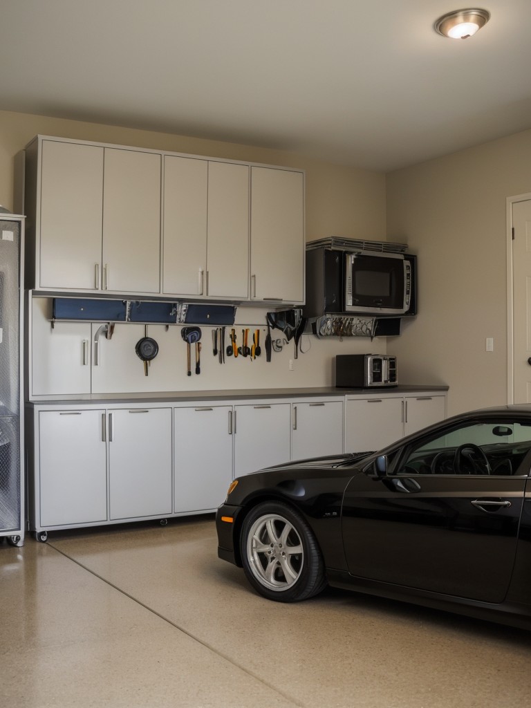 Add a personal touch to the garage apartment by incorporating artwork, photographs, or decorative accents that reflect the resident's style and personality.