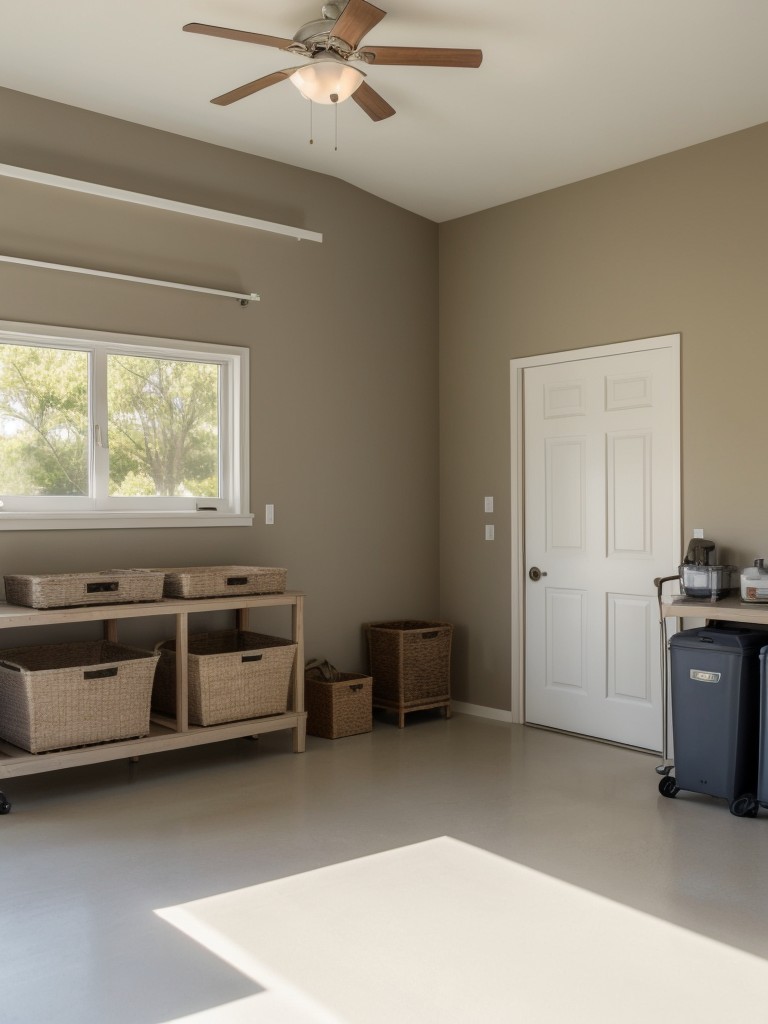 Choose a color scheme that promotes relaxation and comfort, such as soft neutrals or soothing earth tones, to make the garage apartment feel like a welcoming home.