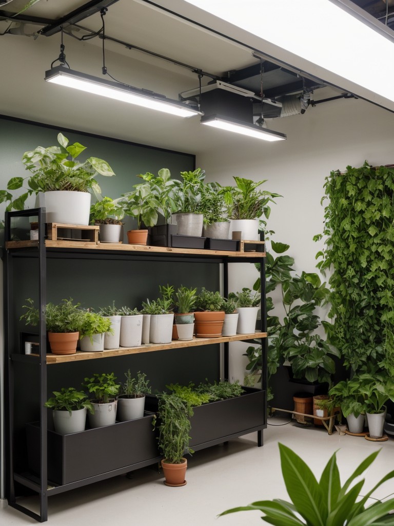 Consider incorporating green elements, such as indoor plants or a vertical garden, to create a fresh and vibrant atmosphere in the converted garage apartment.