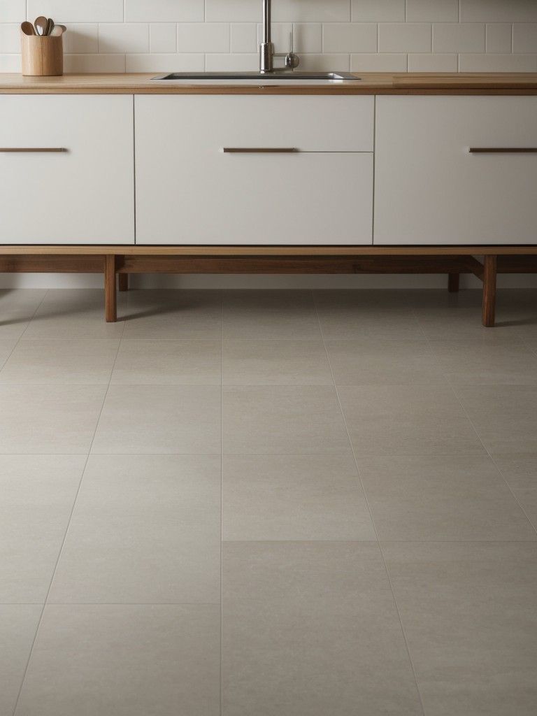 Use durable and low-maintenance materials, such as vinyl flooring or ceramic tiles, that can withstand the wear and tear of daily use.