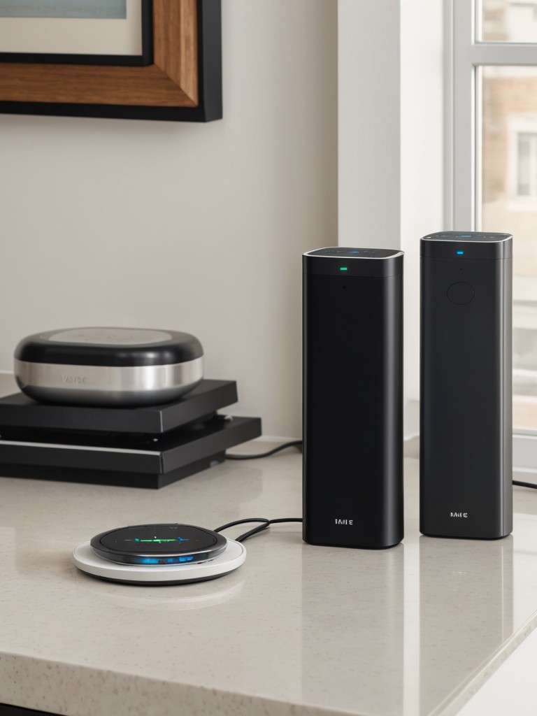 Tech-savvy gifts for apartment dwellers, like voice-controlled devices or wireless charging pads, to simplify their daily routines.