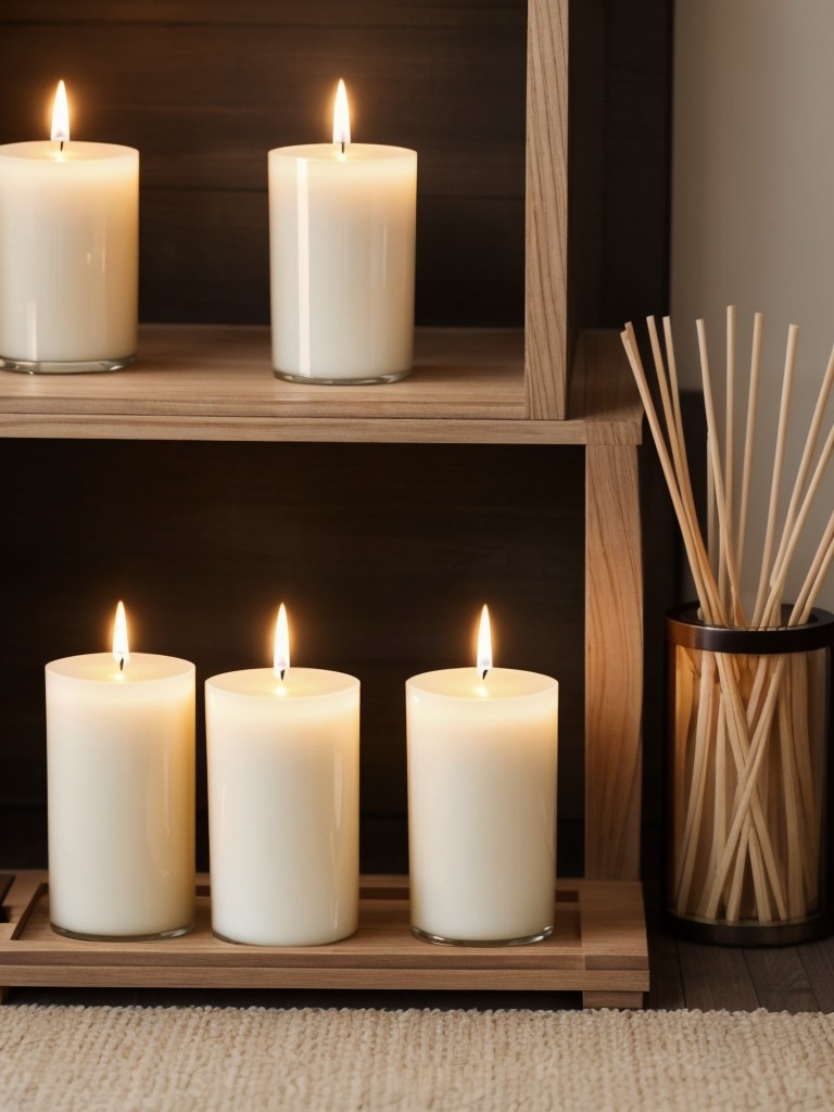 A collection of scented candles or diffusers to add ambiance and pleasant fragrances to their apartment.