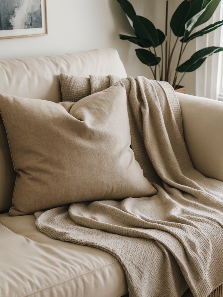 A cozy and soft throw blanket for curling up on the couch on chilly evenings.