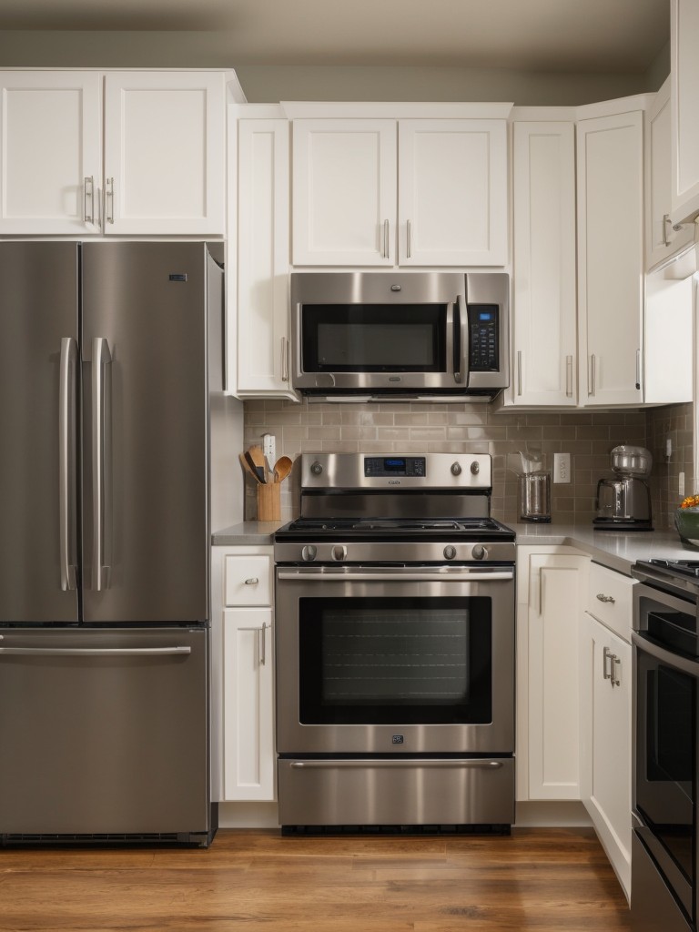 Compact appliances designed specifically for small kitchens.