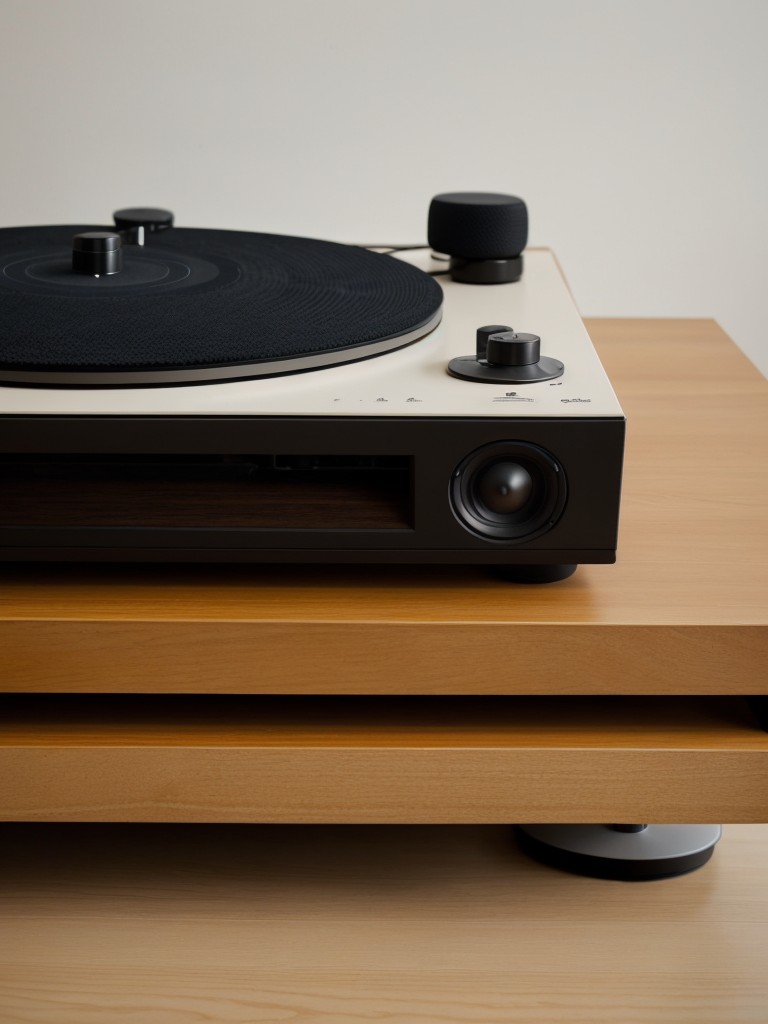 A Bluetooth speaker or a turntable for their favorite tunes.