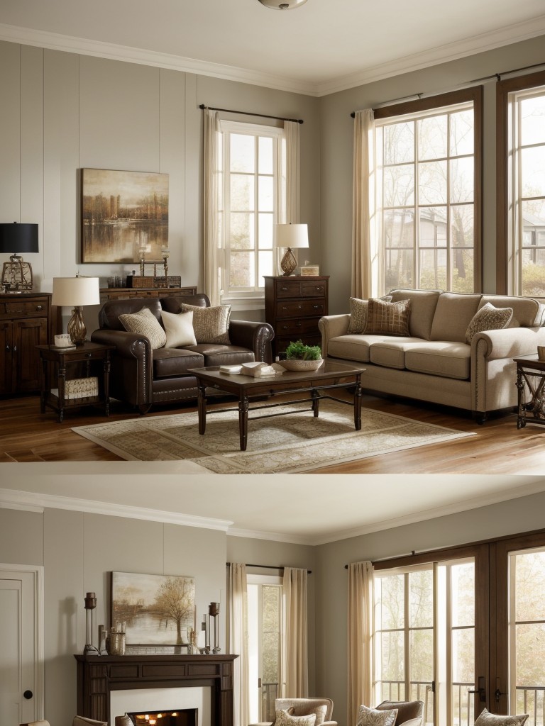 Achieve a harmonious blend of traditional and contemporary elements by using a mix of furniture styles, incorporating timeless colors, and layering textures in your apartment.