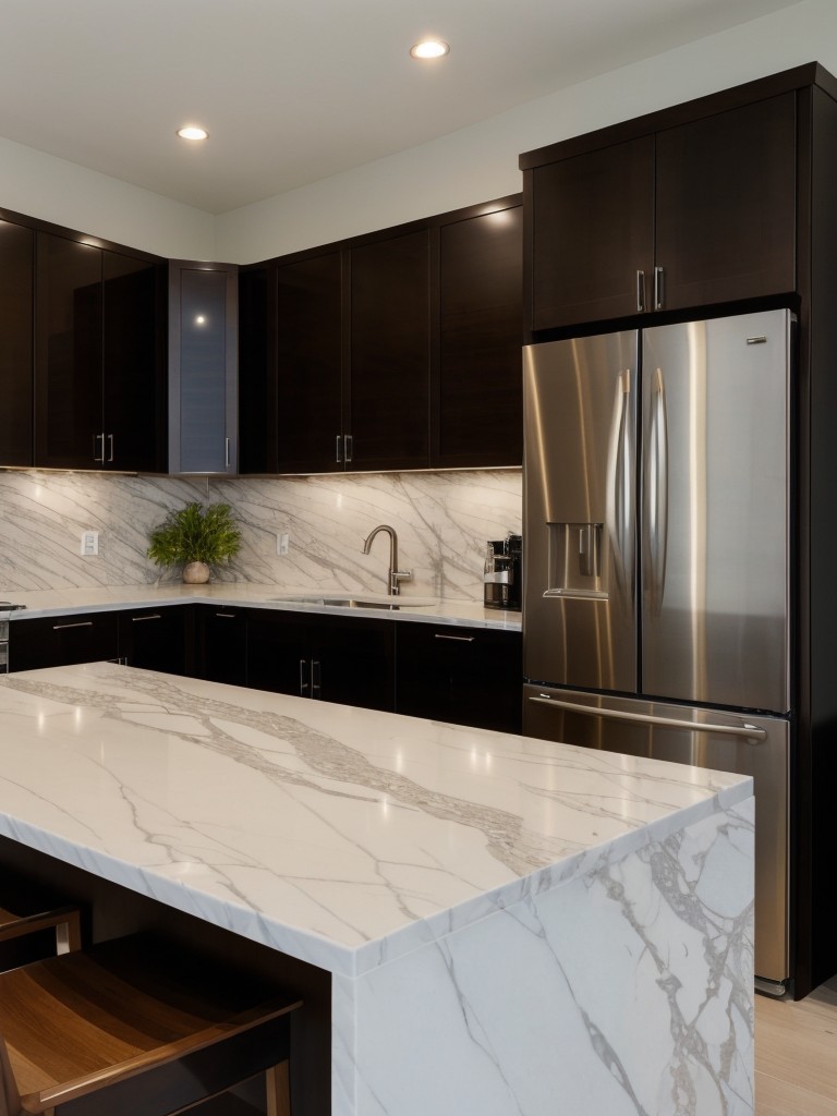 Elevate the luxury of your apartment with high-end finishes, such as marble countertops, custom millwork, and top-of-the-line appliances.