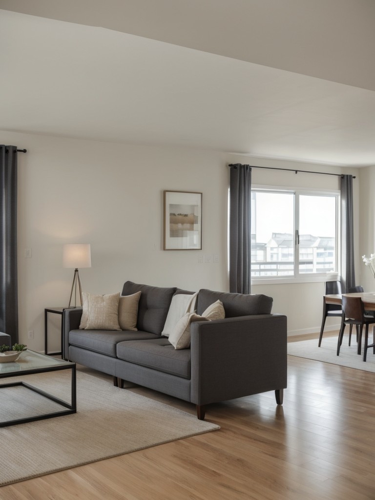 Embrace the flow of an open-concept apartment by choosing furniture that allows for effortless movement and conversation between different areas.