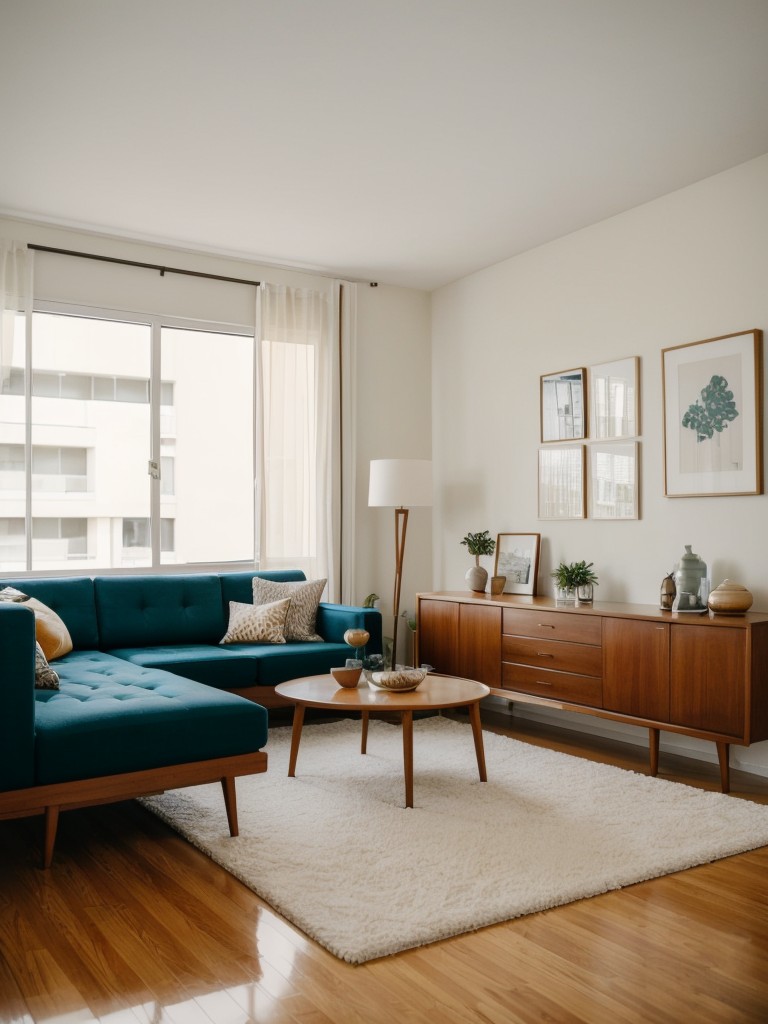 mid-century modern apartment decor inspiration