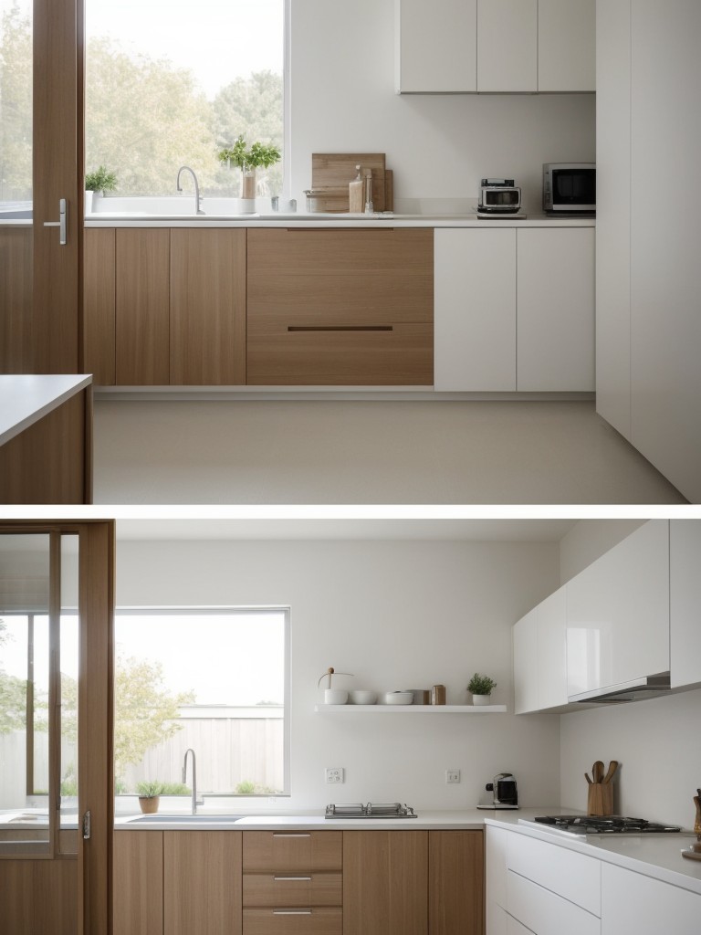 Implementing a minimalist design approach with clean lines and clutter-free surfaces.