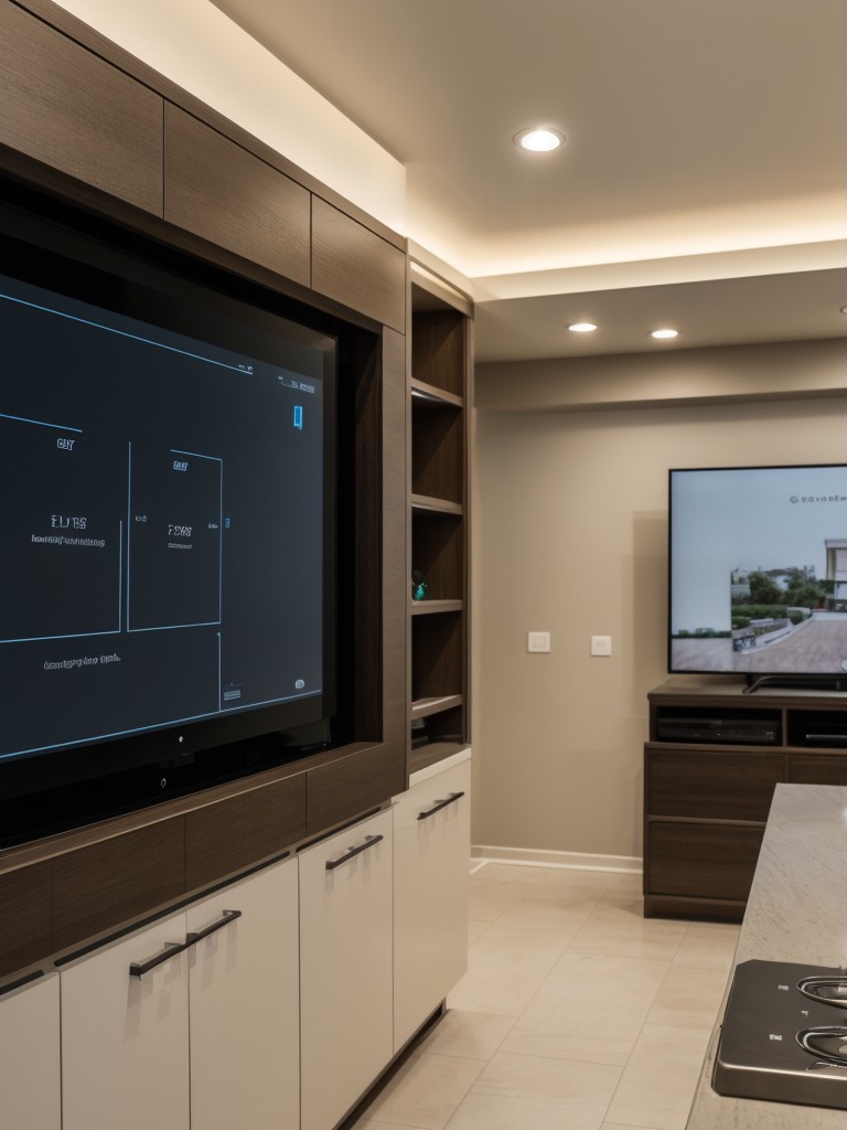 Incorporating smart home technology for automated lighting, temperature control, and entertainment systems.