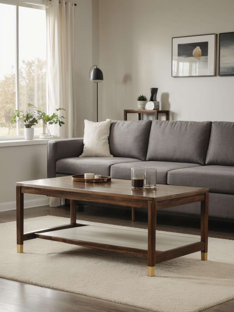 A stylish and functional coffee table or side table to complete their living room setup.