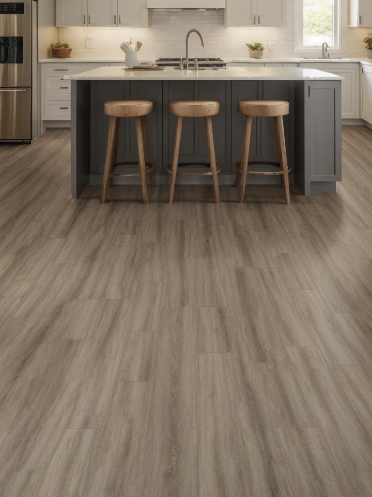 Choosing low-maintenance and durable flooring materials, such as vinyl plank or ceramic tiles, that can withstand heavy foot traffic.