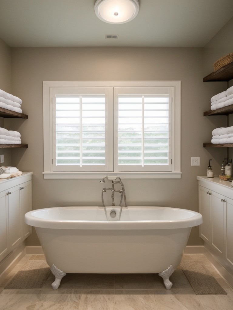 Create a home spa or wellness retreat in the spare room, with a luxurious bathtub, relaxing decor, and storage for towels and beauty products.