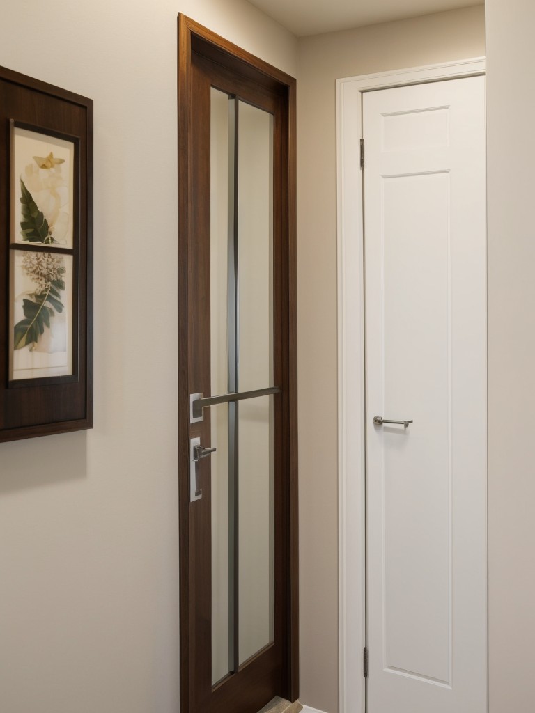Hang a tension rod in a hallway or unused corner for additional hanging space.
