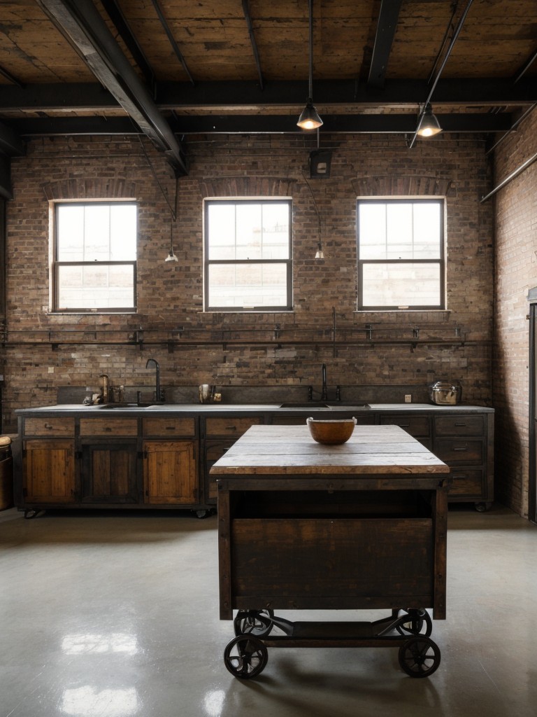 Consider incorporating vintage and antique pieces, such as old factory carts or salvaged architectural elements, for a unique and eclectic touch to your industrial loft decor.