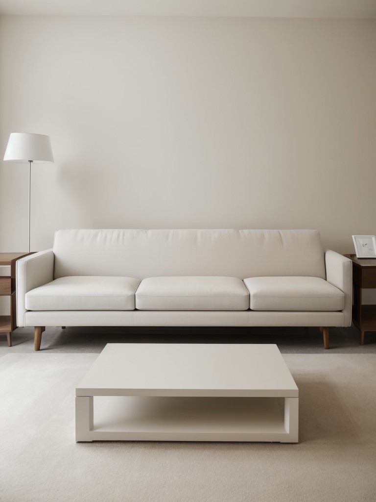 Embrace minimalism with clean lines, streamlined furniture, and a neutral color palette.