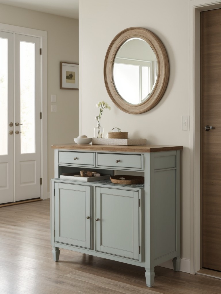 Utilize mirrors and light-colored paint to create the illusion of a larger space, paired with multifunctional furniture like storage ottomans or folding tables.