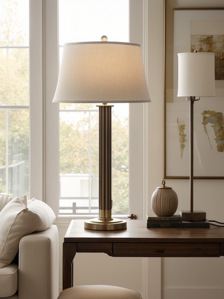 Consider floor lamps or table lamps to provide soft, cozy lighting in specific areas.