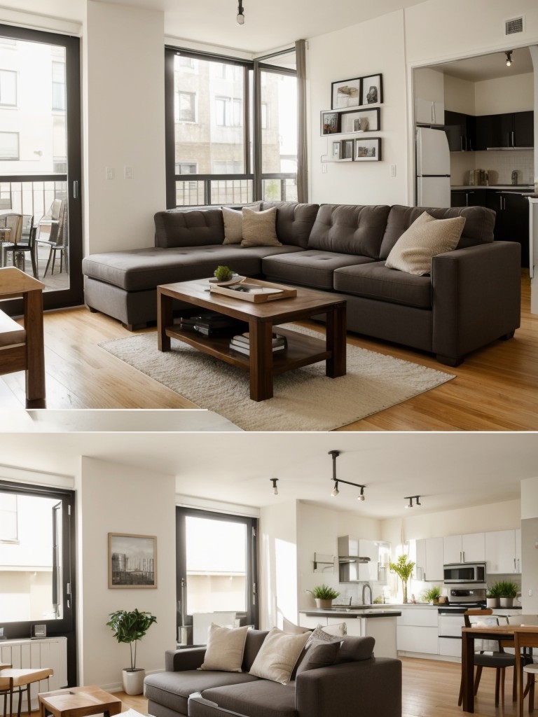 ideas for arranging furniture in a small apartment living room
