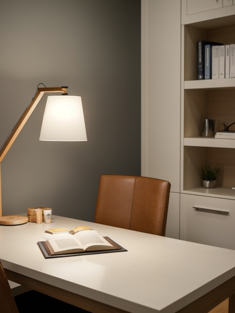 Incorporate task lighting for activities like reading or working at a desk.