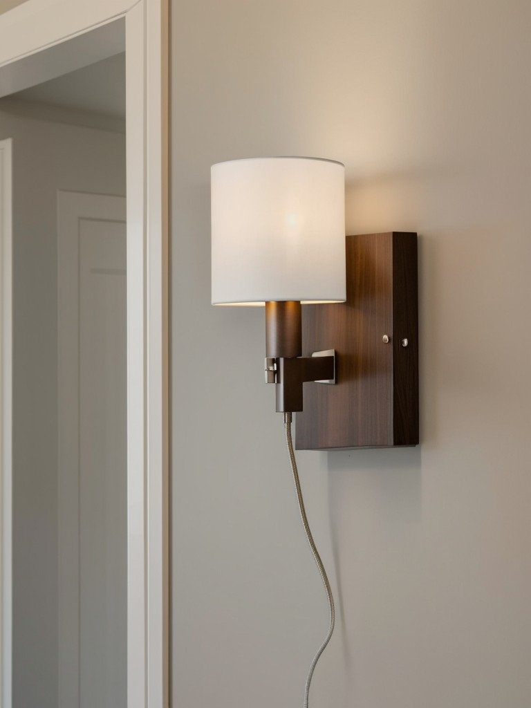 Incorporate wall sconces or wall-mounted reading lights to save space and provide task lighting in specific areas.