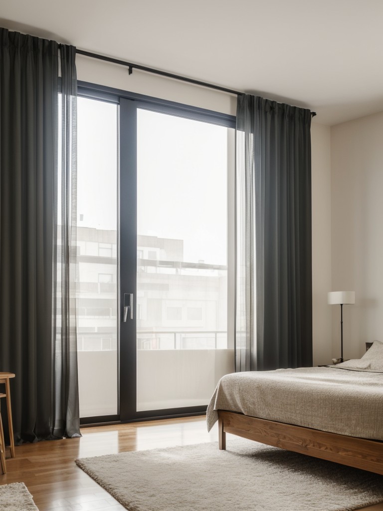 Enhance the privacy of your loft apartment by using sheer curtains, sliding screens, or room dividers to separate different functional areas.