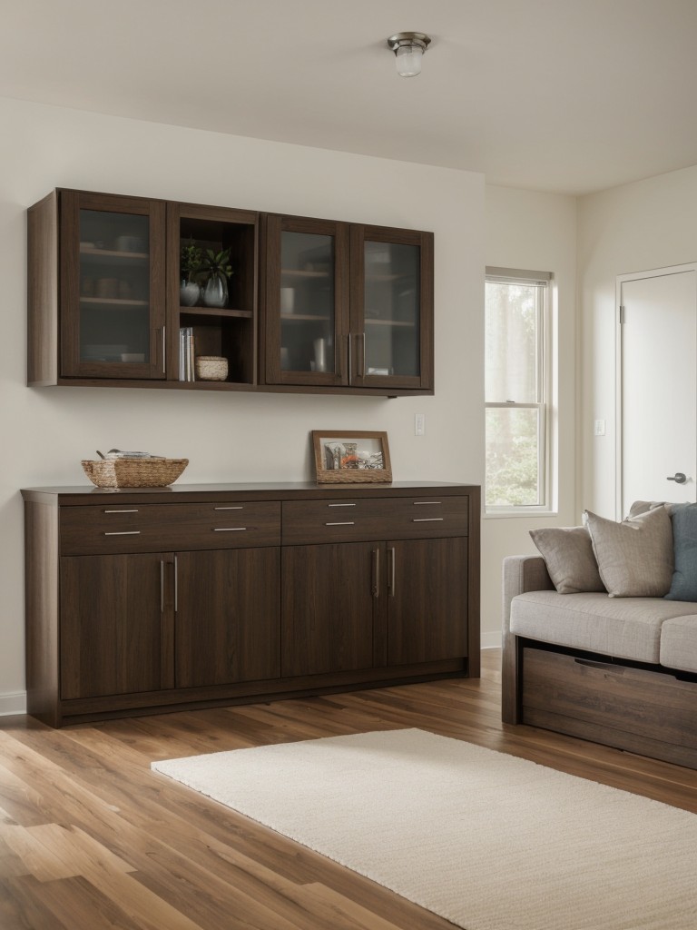 Consider incorporating flexible furniture and clever storage solutions to optimize the functionality of the open space.