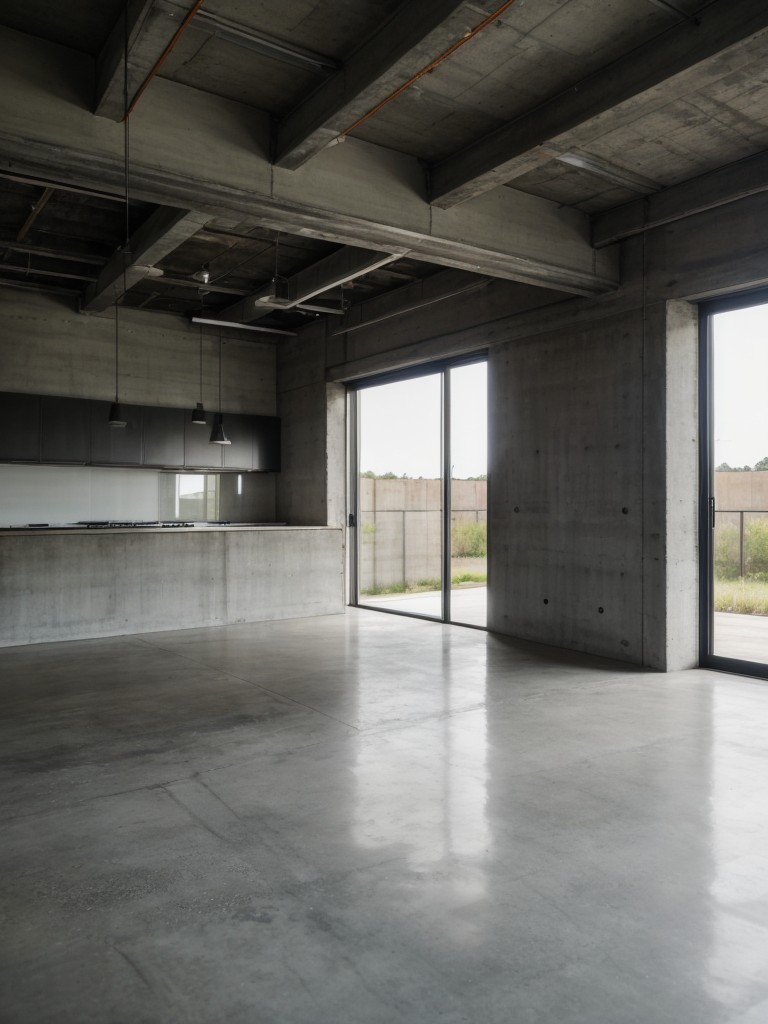 Consider using an open floor plan and raw materials like concrete and metal to achieve an authentic industrial aesthetic.