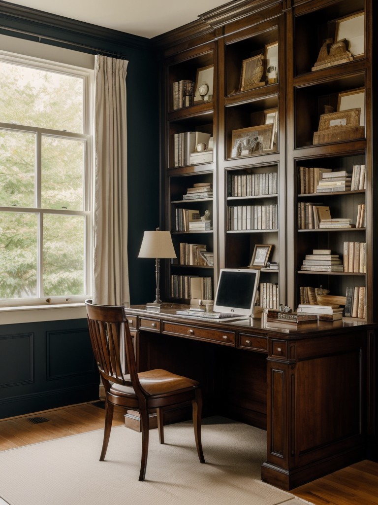 Incorporate a private study or library with custom bookcases, a cozy reading nook, and a high-end desk for a refined and functional workspace.