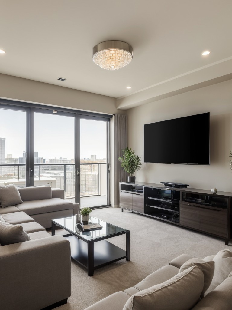 Incorporate smart home technology and innovative features into the luxury apartments, allowing tenants to control lighting, temperature, and entertainment systems with ease.