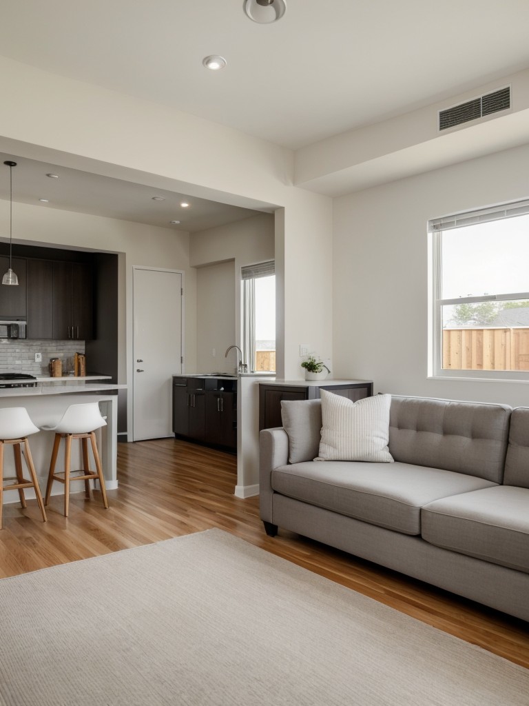 Opt for open floor plans to maximize flow and functionality, allowing the apartment to feel larger and more connected.
