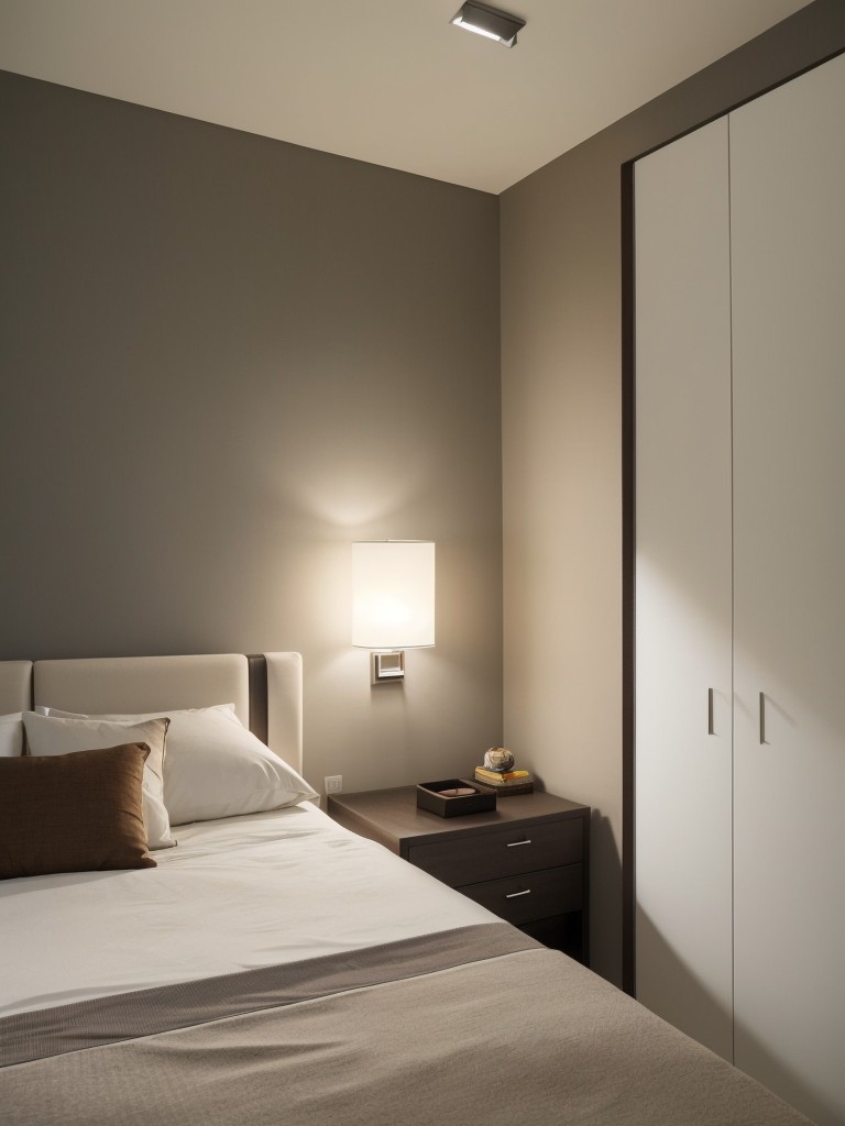 Use a combination of recessed and task lighting to provide adequate illumination for different activities in the bedroom.