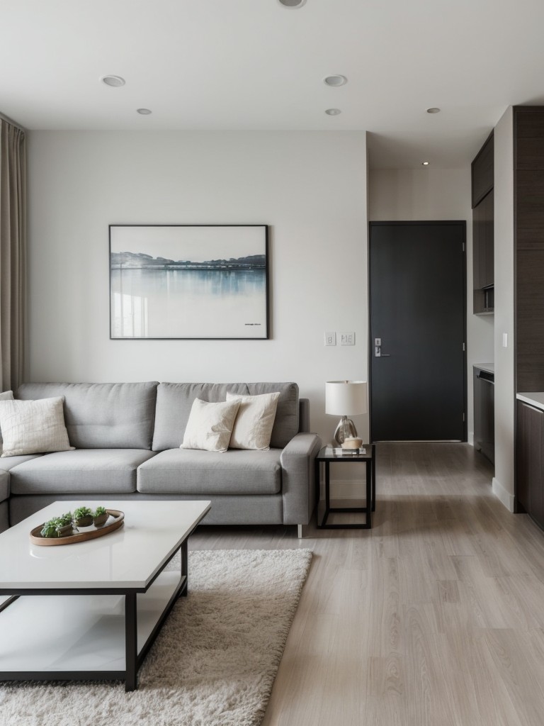 Modern mother-in-law apartment ideas with an open concept layout, sleek furniture, and a contemporary color scheme, creating a stylish and sophisticated living space.