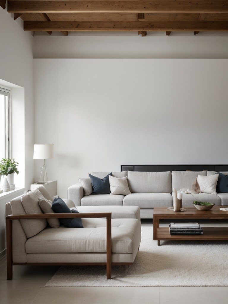 Employ a minimalist approach to the decor to maintain a clean and uncluttered look that amplifies the sense of space.