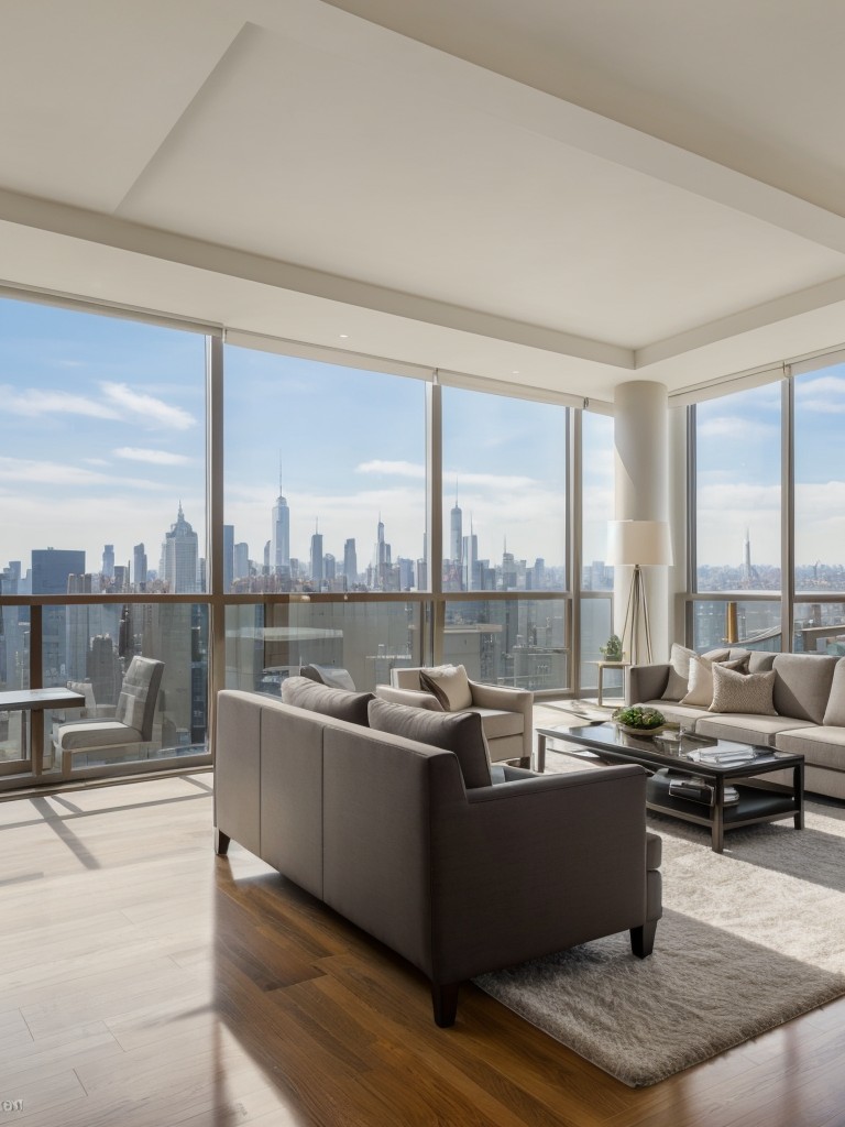 Luxurious penthouse apartment with panoramic views, high-end finishes, and top-of-the-line amenities, offering the ultimate New York living experience.